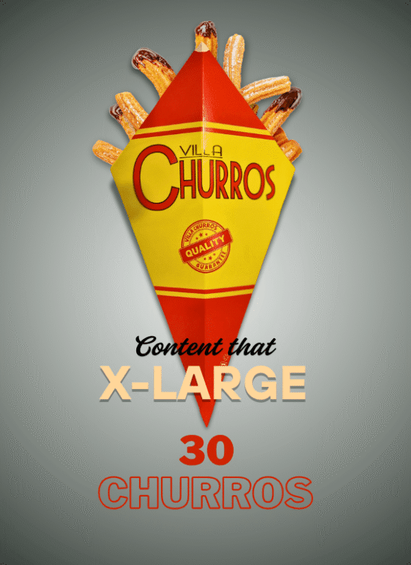 x large churros
